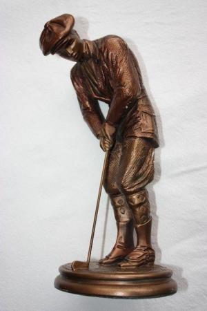 Image 3 of Golf Statue / Trophy - approx 8" tall