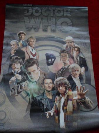 Image 2 of Doctor Who Poster 11 Doctors & Tardis A1 size