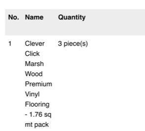 Preview of the first image of Clever Click flooring. Last three packs. Superb quality..