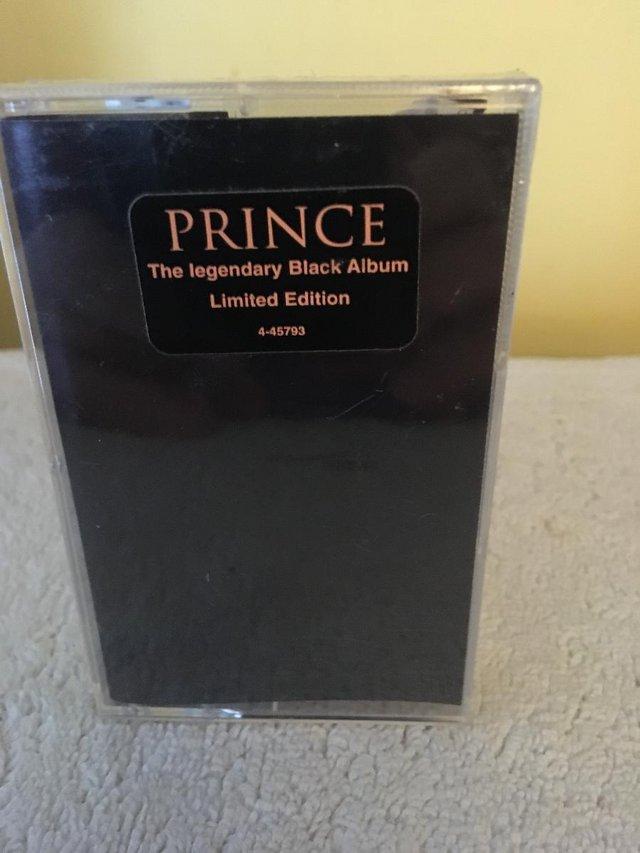 Preview of the first image of The Black Album by Prince- music cassette.