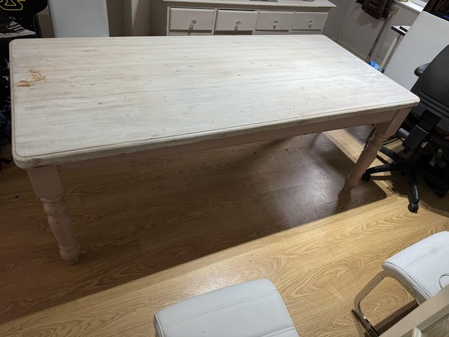 Preview of the first image of Wooden Table with TLC required.