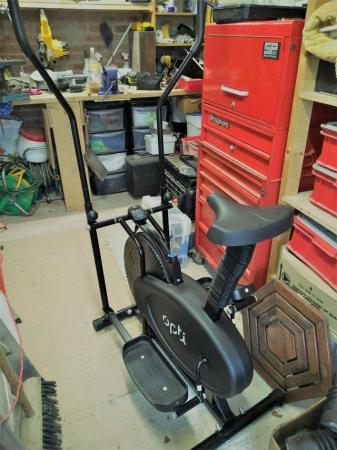 Image 2 of Opti 2 in 1 Air Cross Trainer and Exercise Bike