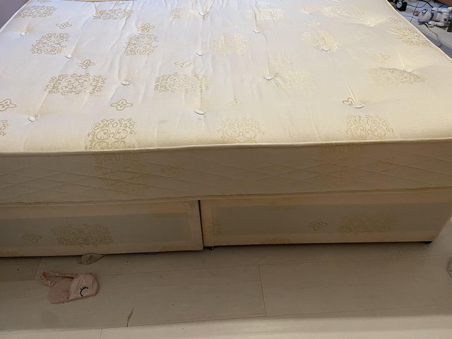Preview of the first image of Free bed base and mattress nearly new.