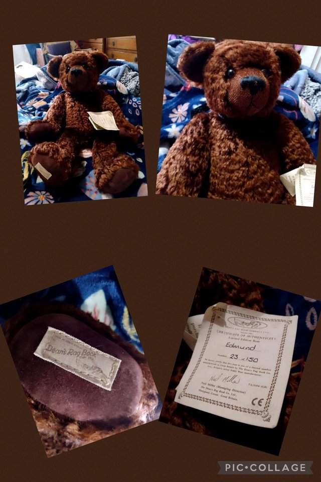 Preview of the first image of Dean's Rag Book Collectors Bear ??.