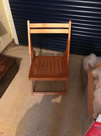 Image 1 of FREE - pine fold down chair (see photos)
