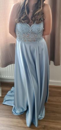 Image 2 of Beautiful Baby Blue Prom Dress