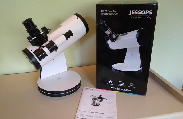 Preview of the first image of Jessops table top reflector telescope 300-76.