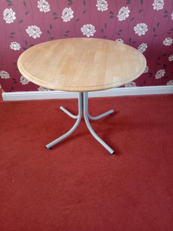 Image 1 of Solid Wood Dining Room Table