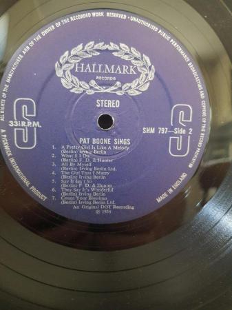 Image 6 of Pat Boone Sings 12” vinyl LP SHM 797 near mint
