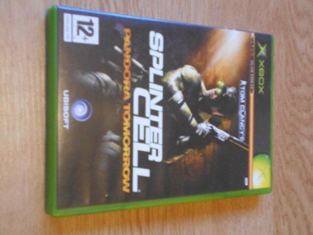 Preview of the first image of Splinter Cell Pandora Tomorrow Original Xbox Game.