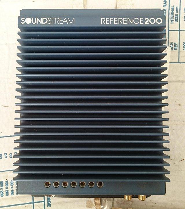 Preview of the first image of Soundstream Reference 200 Amplifier.