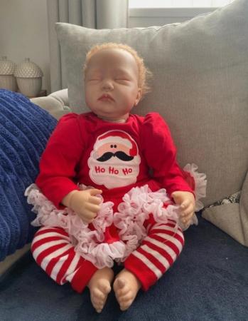 Image 3 of cloth body reborn doll great condition