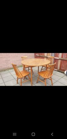 Image 3 of Dinette / mid Century dining chairs