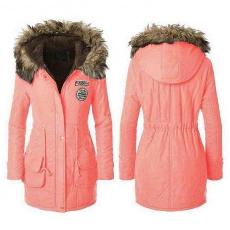 Image 1 of As New Hooded With Faux Fur Parka/ Jacket Size 18