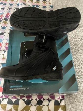 Image 1 of Motorcycle Ladies Spada Icon Ankle Boots Size 39