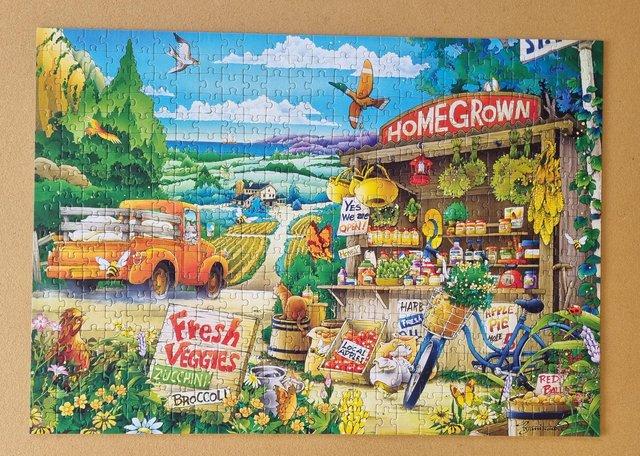 Preview of the first image of 500 piece jigsaw called MORNING IN THE COUNTRYSIDE by Trefl..