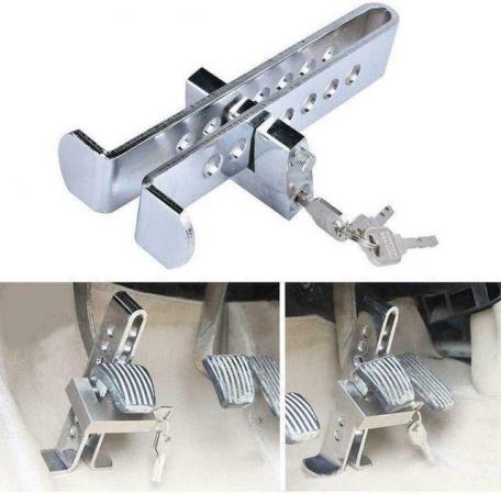 Image 1 of Car Pedal Locks 8 Holes Clutch Anti Theft