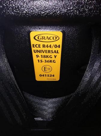 Image 3 of Graco Child Car Seat 9-18kg/15-36kg