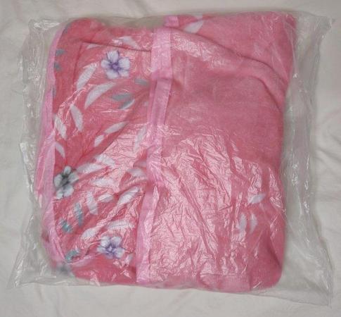 Image 6 of New Pink Floral Pattern Flannel Blanket Christmas 200x150cm