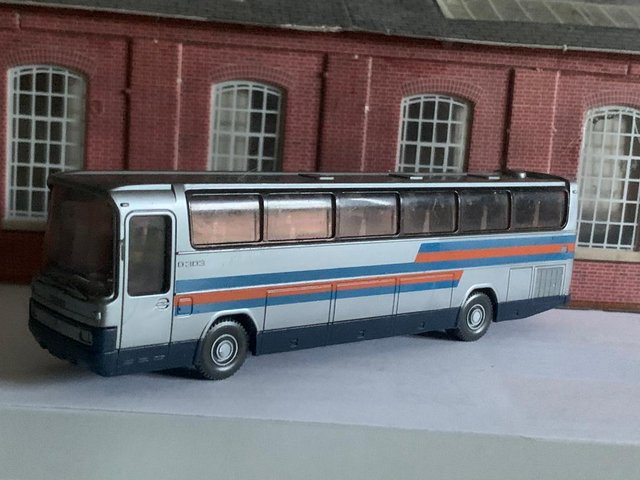 Preview of the first image of SCALE MODEL IMPORTED GERMAN MERCEDES LUXURY COACH.