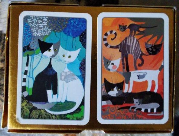 Image 1 of Cat Design 2 Packs of Playing Cards