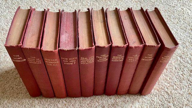 Image 4 of Collector’s set of ten old hard-backed books