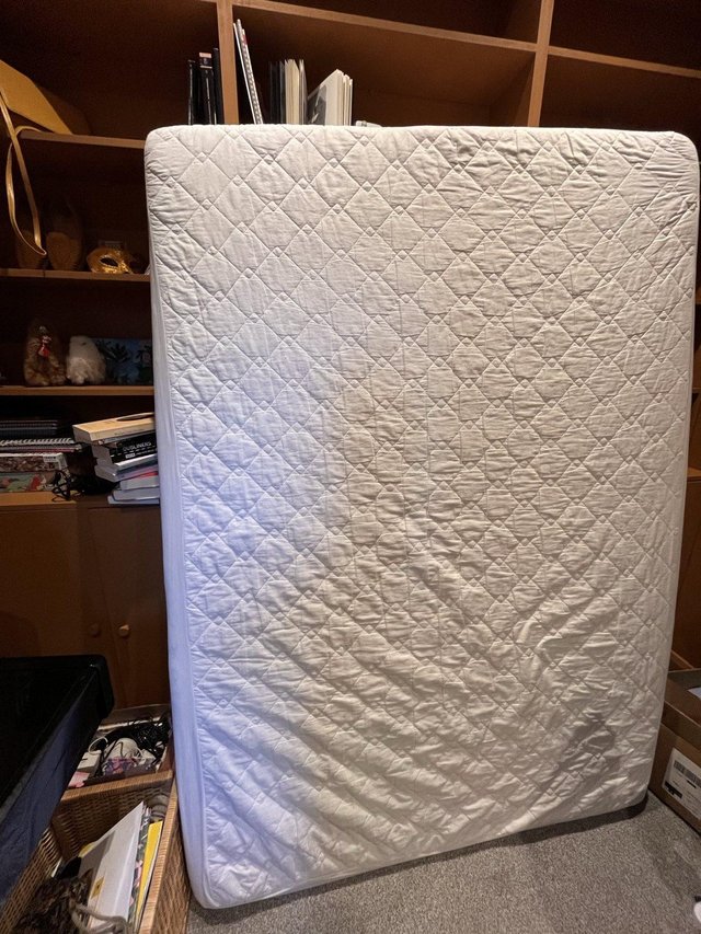 Double Emma Matress with 2 double covers and duvet 