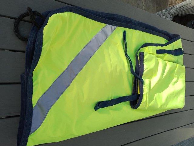Preview of the first image of Hi Viz Fleece Lined Riding Sheet.