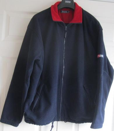 Image 1 of Mens Coat and Fleece Jacket, both size XL.