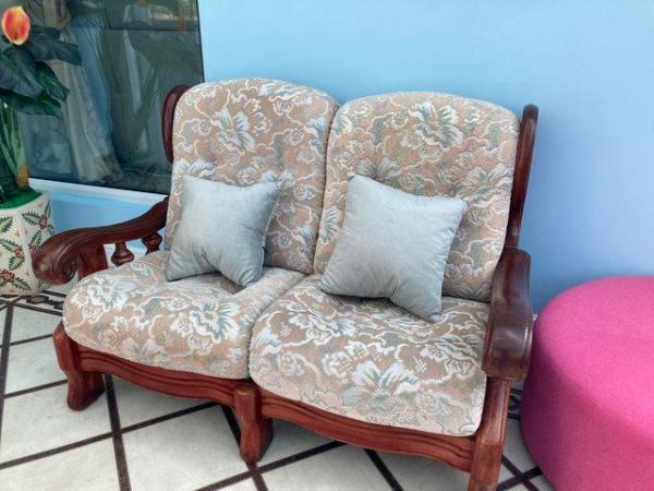 Image 2 of Solid  sofa . Excellent condition