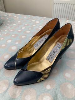 Image 2 of Spanish leather Ladies heeled shoes