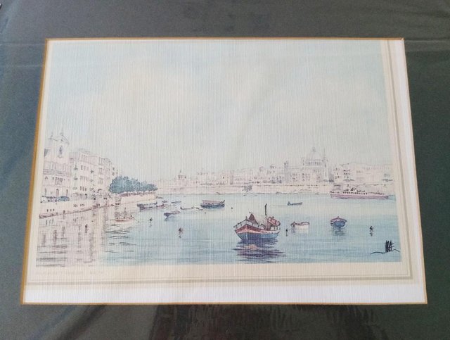 Preview of the first image of COLLECTION OF 3 ORIGINAL SIGNED PAINTINGS OF MALTA.