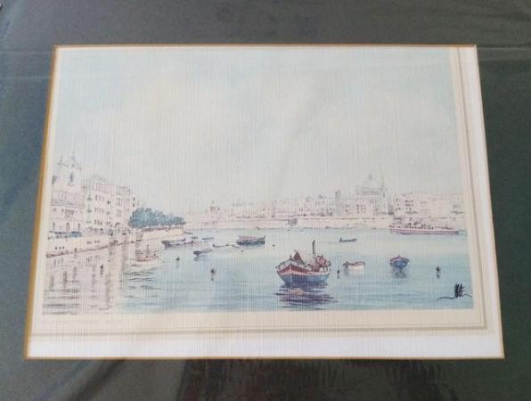 Image 1 of COLLECTION OF 3 ORIGINAL SIGNED PAINTINGS OF MALTA