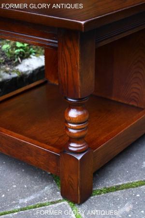 Image 80 of OLD CHARM LIGHT OAK LONG WINE COFFEE TABLE CABINET TV STAND