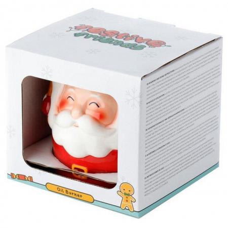 Image 3 of Ceramic Santa Shaped Christmas Oil Burner.  Free uk Postage