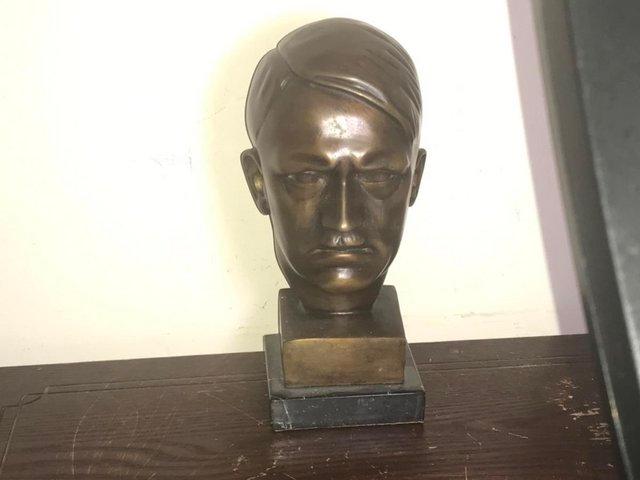 Preview of the first image of Adolph Hitler Bronze people’s Bust.