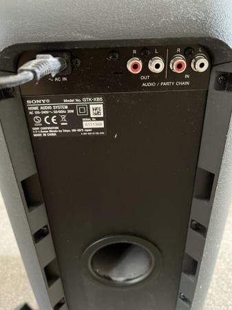 Image 3 of Sony GTK-XB5 Speaker System