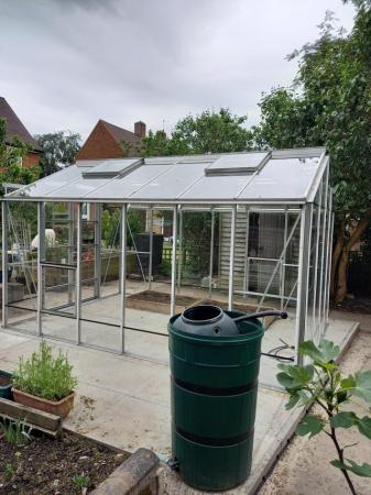 Image 1 of Refurbished Robinsons Royale greenhouse, 12ft x 8ft