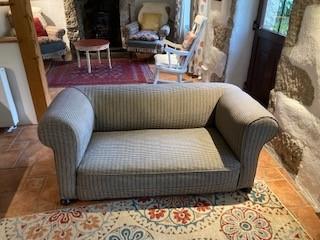 Preview of the first image of Victorian drop end 2 seater sofa.