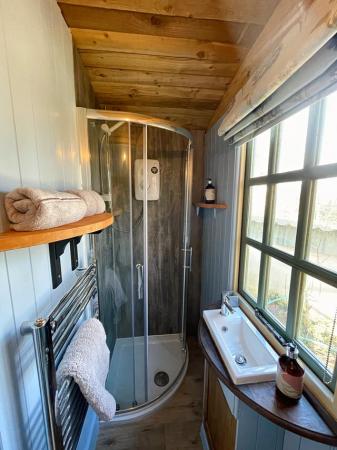 Image 3 of Gorgeous hot tub shepherd huts for romantic stay