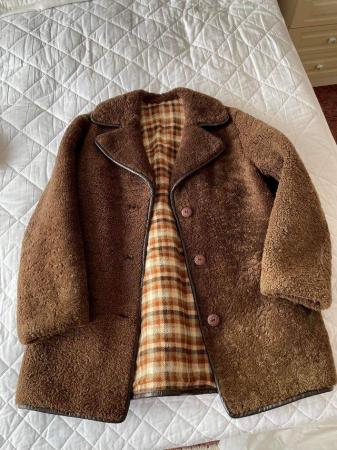 Image 2 of Sheepskin coat Ladies Genuine Size 16