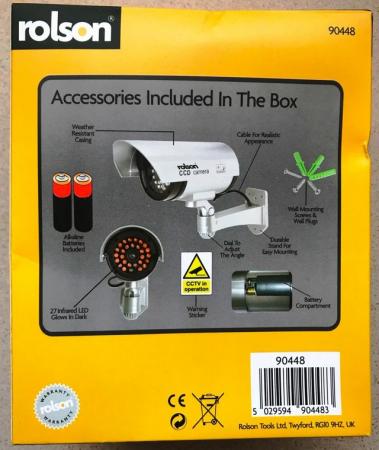 Image 2 of Rolson Infrared Dummy Security Camera
