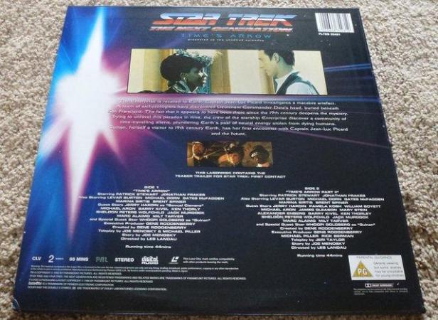 Image 3 of Star Trek: TNG, Times Arrow. Laserdisc (1992)