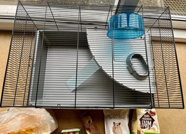 Image 2 of Hamster Cage (XL) with accessories