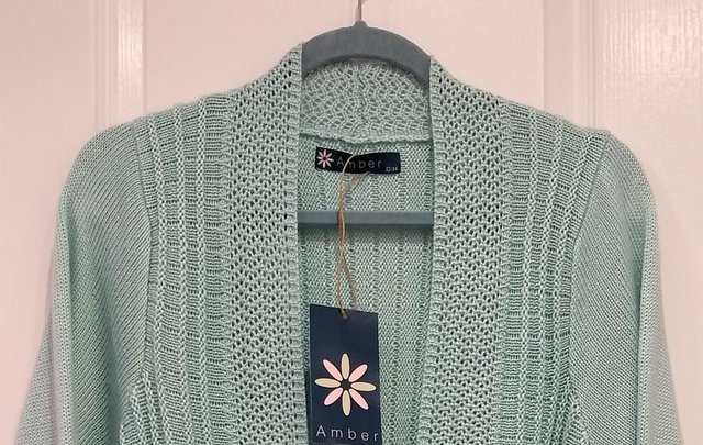 Image 6 of New with Tags Amber Cardigan Green 12-14 Collect or Post