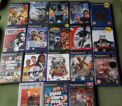Image 1 of 18 x Playstation 2 games