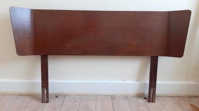 Image 1 of Vintage Wooden head board fits 3/4 bed