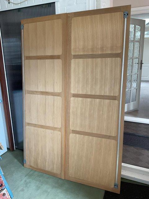 Preview of the first image of Habitat Radius Oak Wardrobe Doors (2).