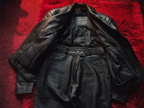 Image 3 of Richa Ladies Leather Biker Jacket & Leather Trousers Size 16