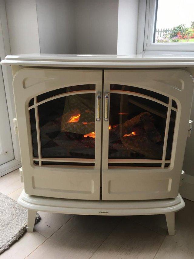 Preview of the first image of Dimplex Grand Creme Optimyst Electric Stove.
